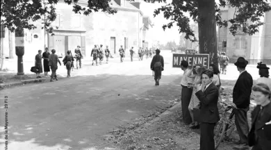 exposition La Libération de la Mayenne - Archives de la Mayenne, 20 FI 3