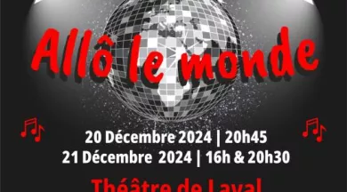 affiche Allo le Monde Théâtre Laval - © Coup d'Choeur