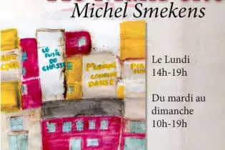 Affiche de l exposition He Mans cite- de Michel-Smekens - M.Smekens