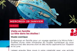 Visite en famille : la tête dans les étoiles  - micro-folie